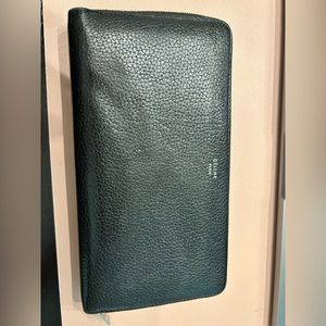 Celine large zippered wallet